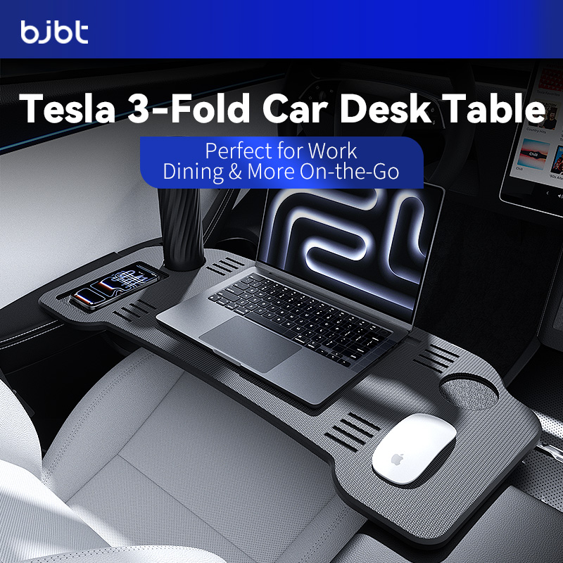 Desk Setup For Laptop - BJBT Foldable Car Laptop Desk Upgraded