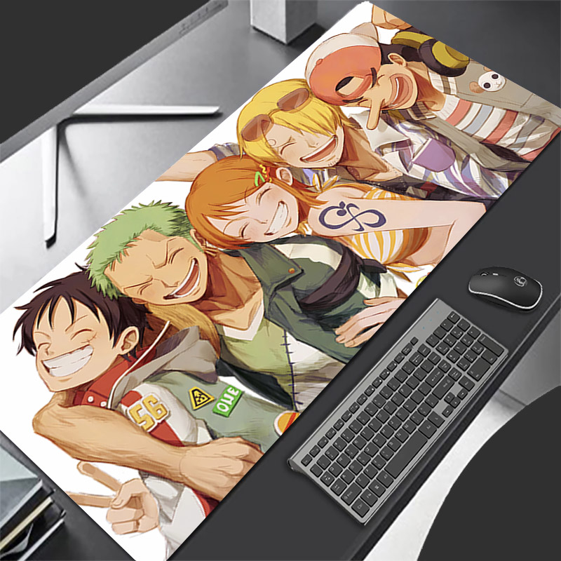 Desk Setup Cozy - Mouse Pad One Piece Anime Durable