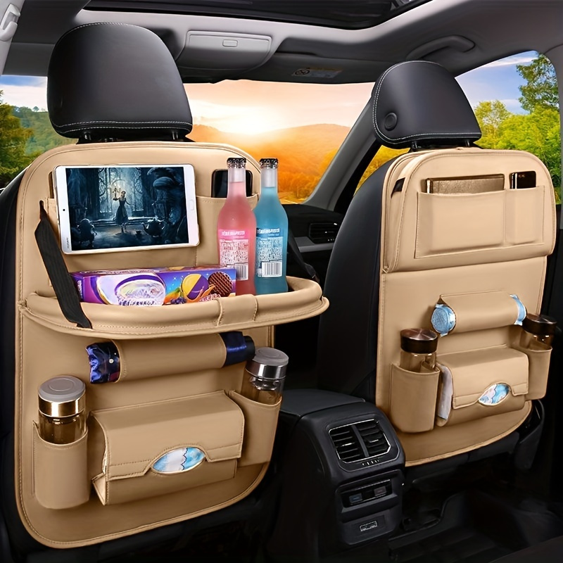 Desk Setup For Laptop - Car Backseat Organizer Foldable Table Tray