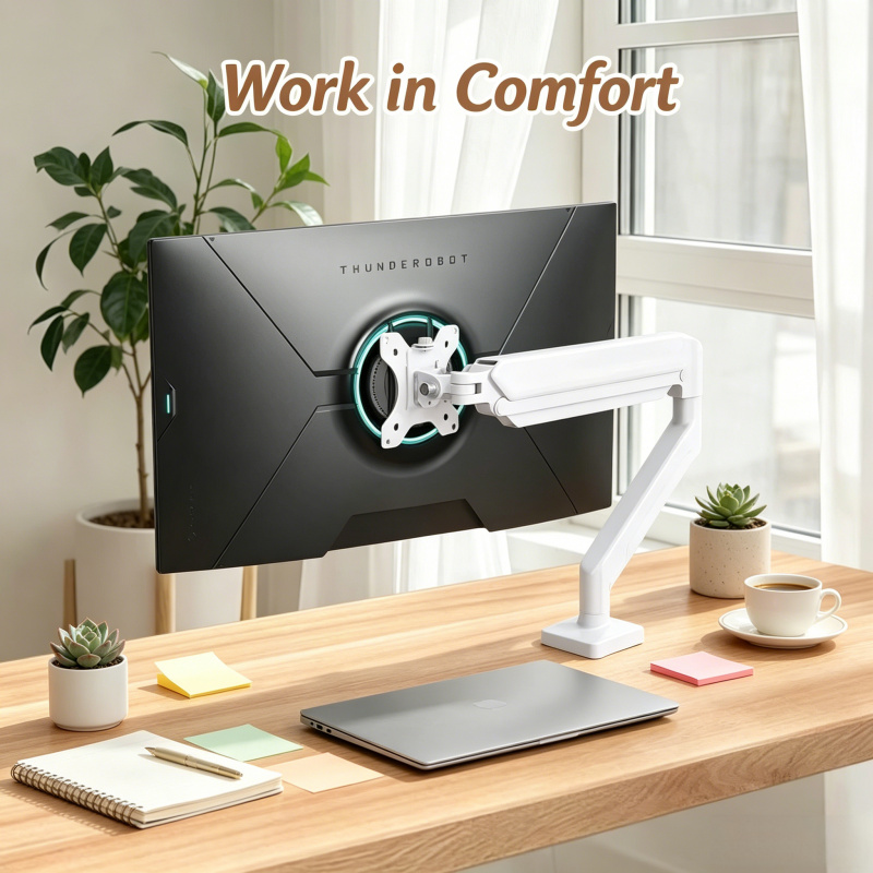 Desk Setup Home - Single Monitor Desk Mount Arm–2026 New