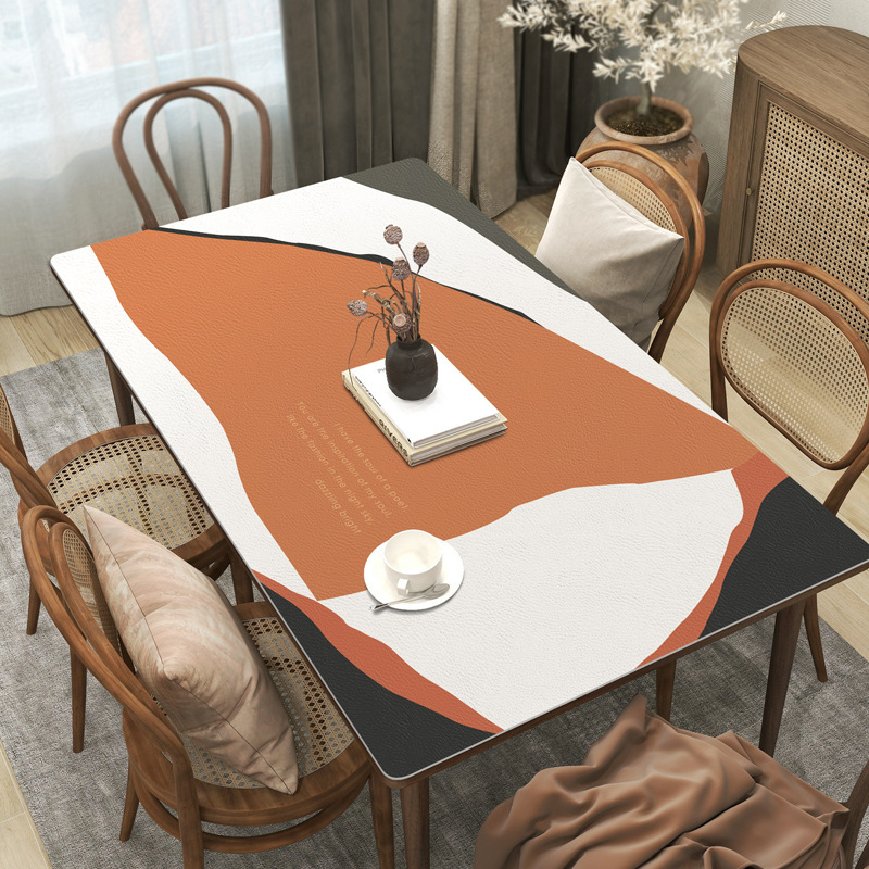 Desk Setup Wallpaper - New Wabi Sabi Pu Leather Table