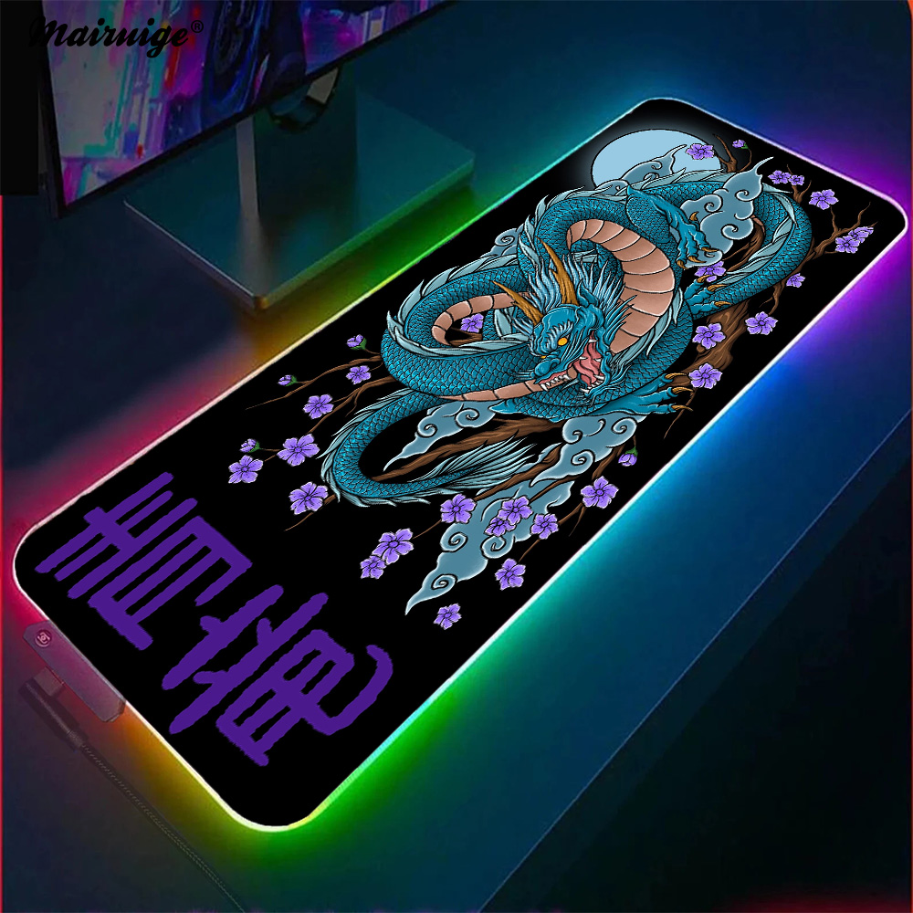 Black Dragon Mouse Pad 900x400 – Desk Setup Gadgets Bewertung und Preis