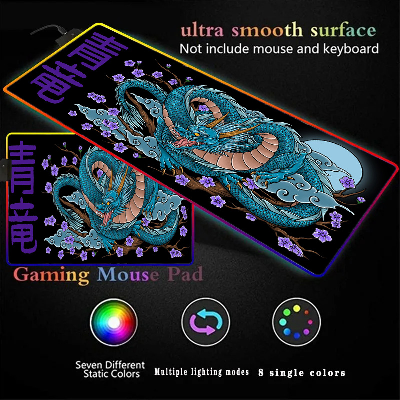 Black Dragon Mouse Pad 900x400 – Desk Setup Gadgets Bewertung und Preis