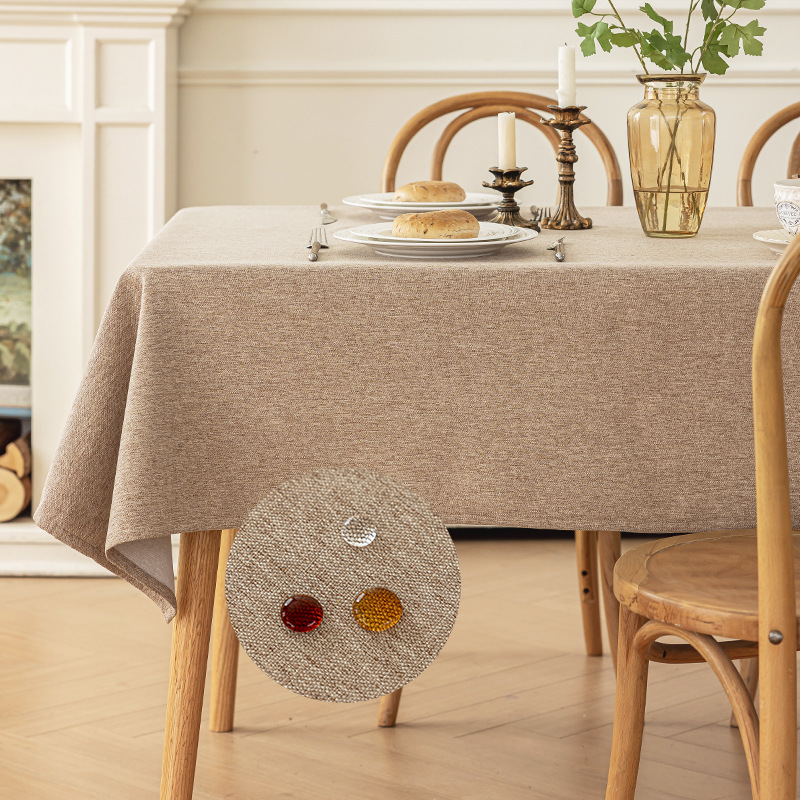 Three-Proof Cotton Linen Table – Desk Setup Wallpaper Bewertung und Preis