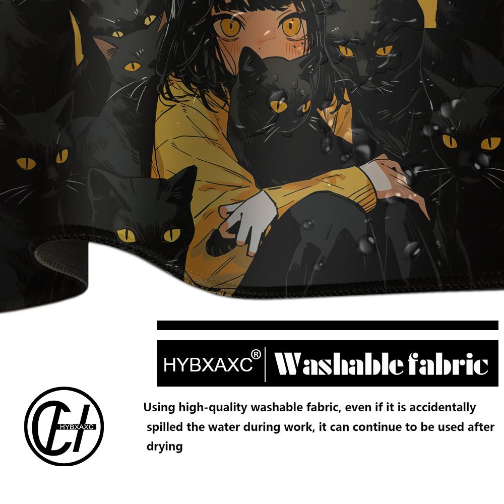 Gaming Mouse Pad Anime Black C – Desk Setup Gadgets Bewertung und Preis