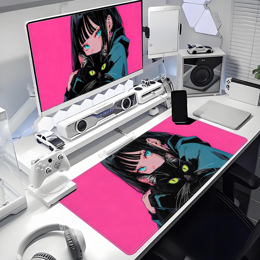 Gaming Mouse Pad Anime Black C – Desk Setup Gadgets Bewertung und Preis