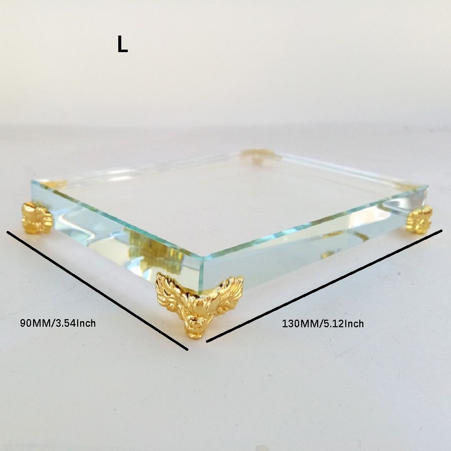 1pc Rectangular Glass Cube Bas – Desk Setup Home Bewertung und Preis