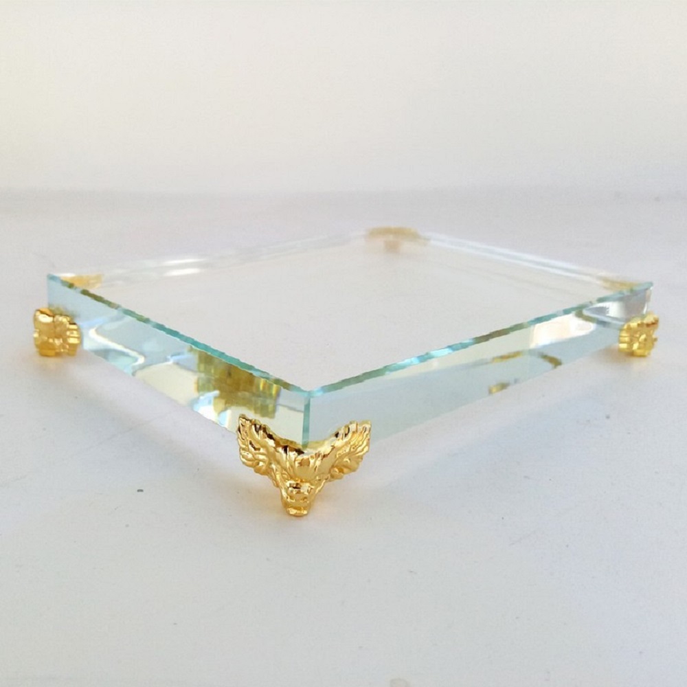 1pc Rectangular Glass Cube Bas – Desk Setup Home Bewertung und Preis