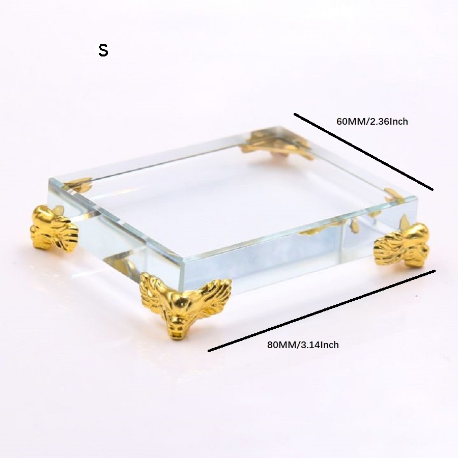 1pc Rectangular Glass Cube Bas – Desk Setup Home Bewertung und Preis