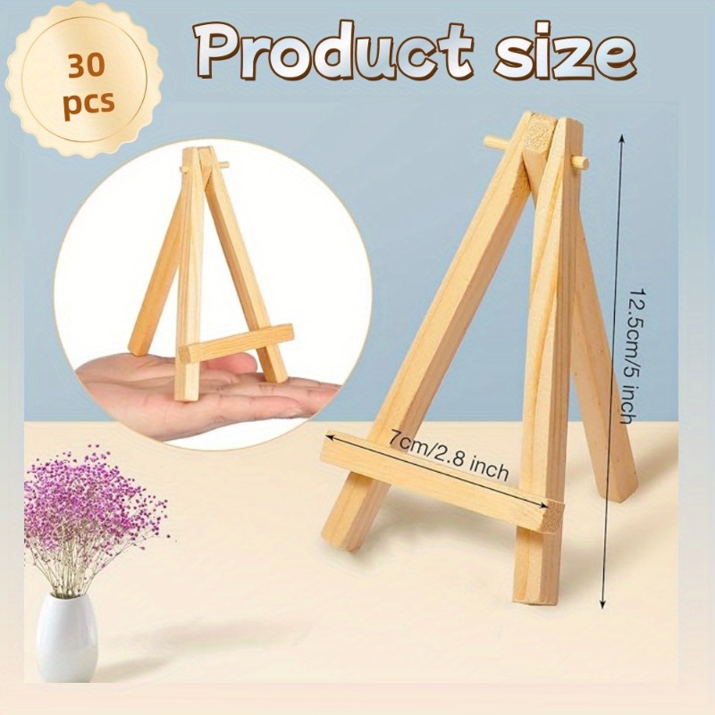 30Pcs Mini Wooden Easel Stands – Desk Setup Home Bewertung und Preis
