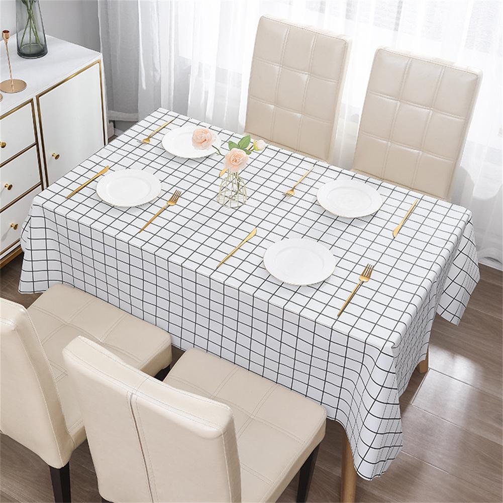 Nordic Style Grid Printed Hous – Desk Setup Wallpaper Bewertung und Preis