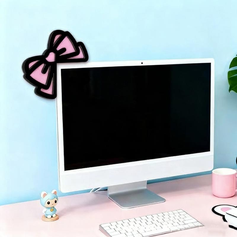 New 1/2Pcs Wooden Bowknot PC A – Desk Setup Home Bewertung und Preis