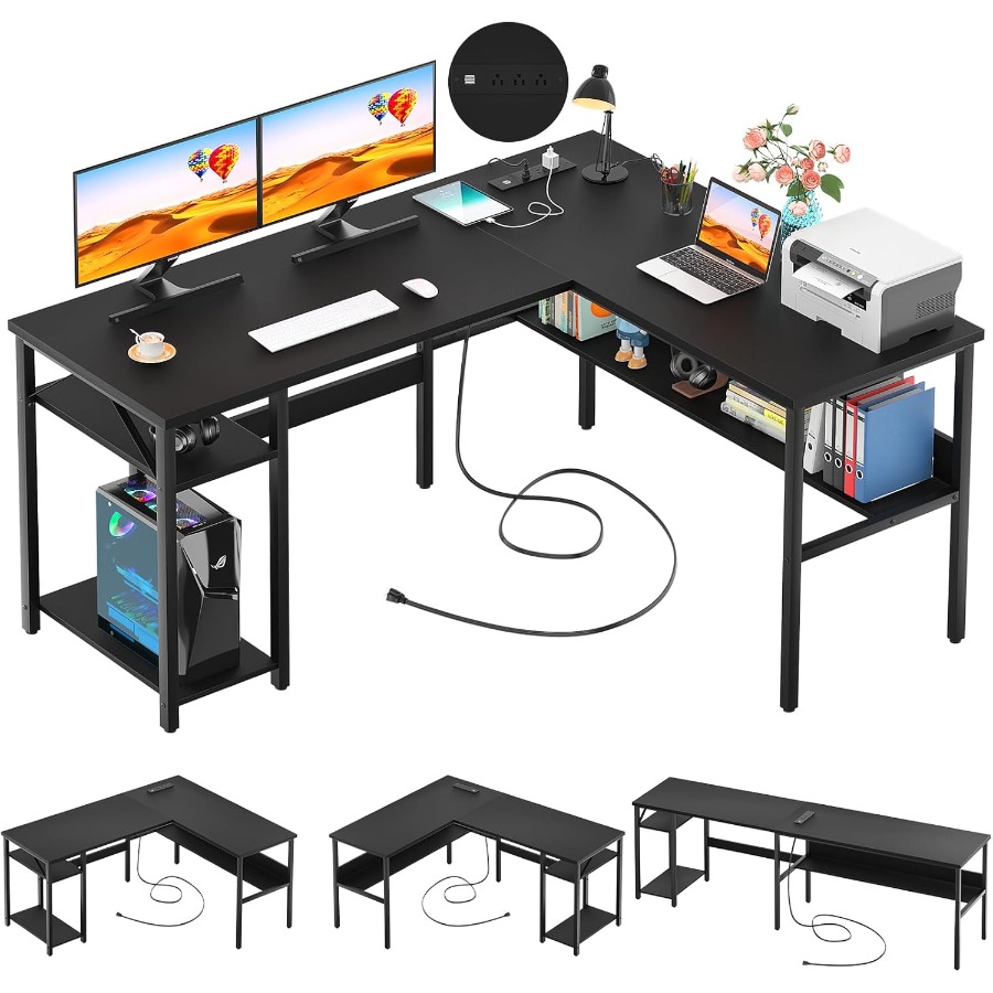 Reversible L Shaped Desk with  – L Shaped Desk Setup Bewertung und Preis