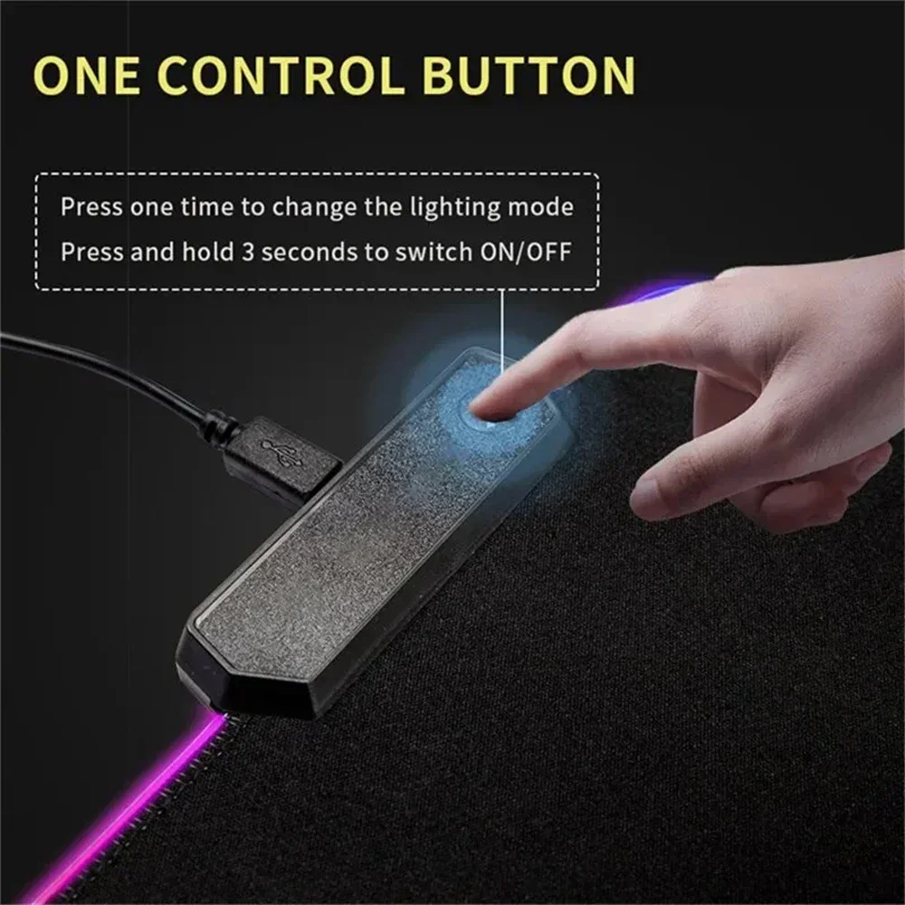New Gamer Rgb Desk Mat Back Li – Desk Setup Gadgets Bewertung und Preis