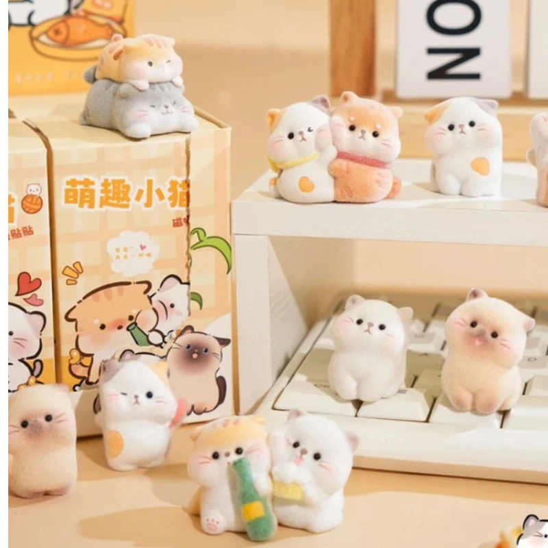 Flocked Unique Lovely Cat Stat – Desk Setup Editing Bewertung und Preis