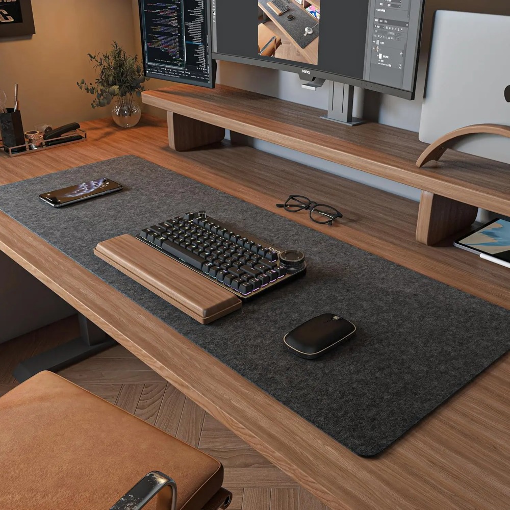 Felt Desk Mat Computer Mat for – Desk Setup Cozy Bewertung und Preis