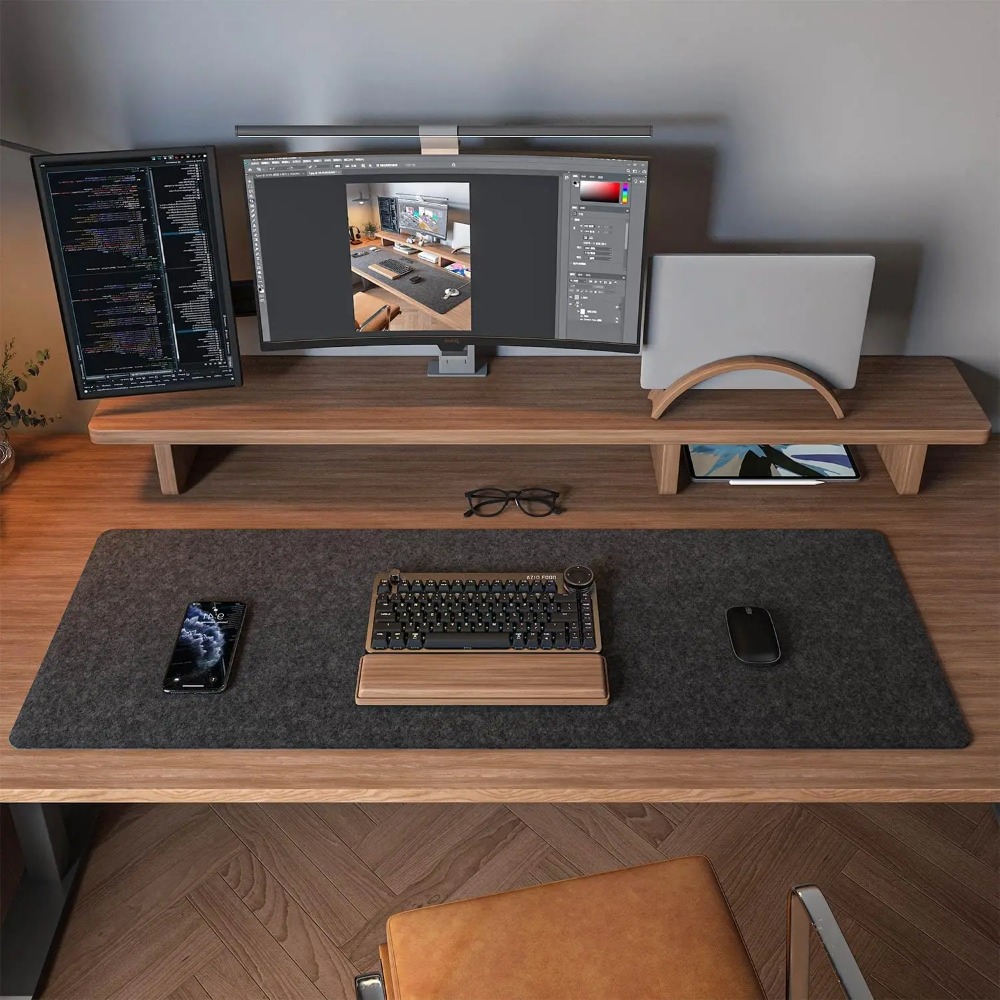 Felt Desk Mat Computer Mat for – Desk Setup Cozy Bewertung und Preis