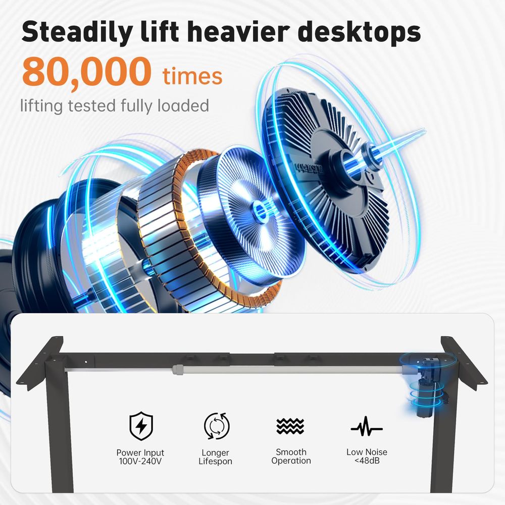 Desk Frame, Stand up Desk Fram – L Shaped Desk Setup Bewertung und Preis