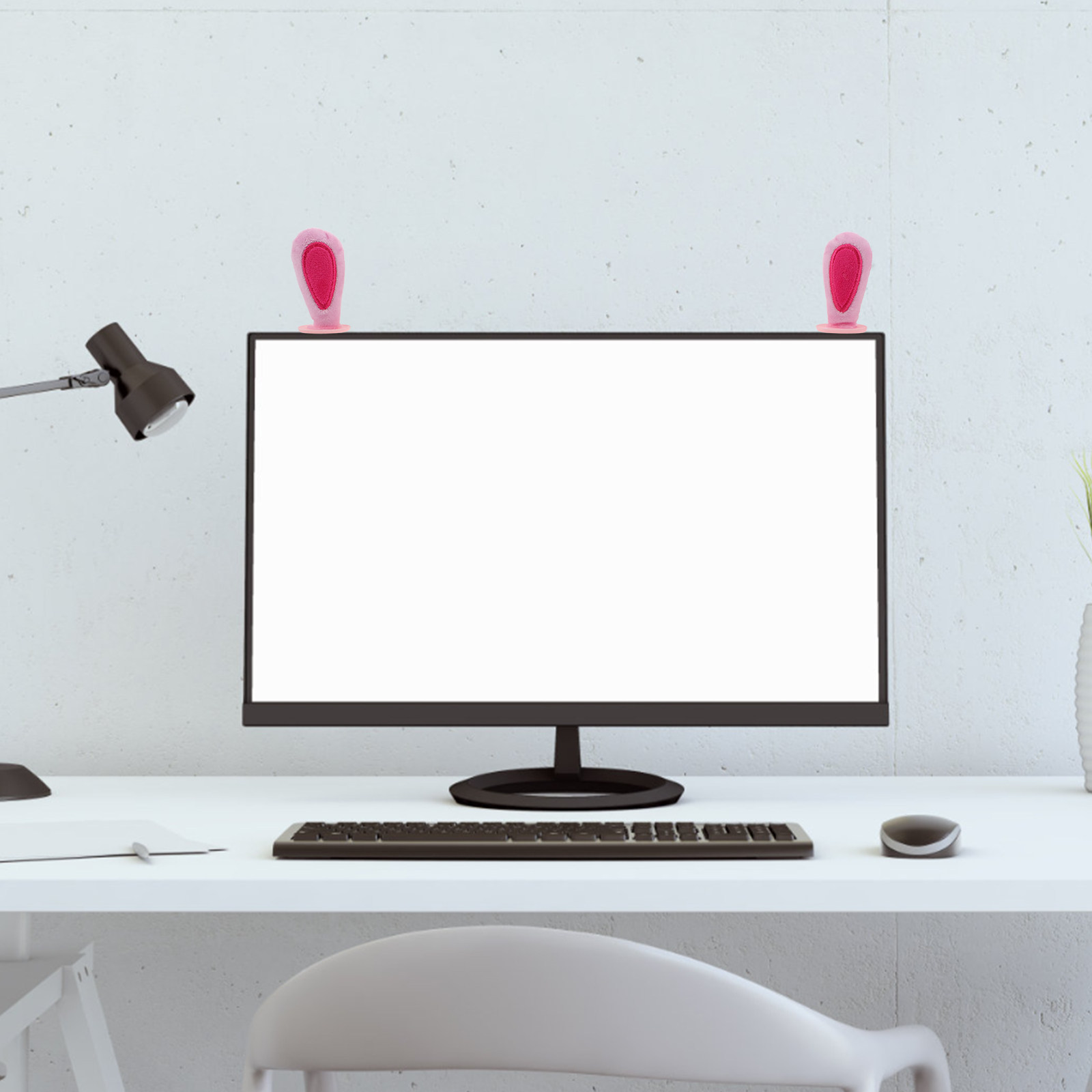 2Pairs Monitor Ears Decoration – Desk Setup With Laptop And Monitor Bewertung und Preis