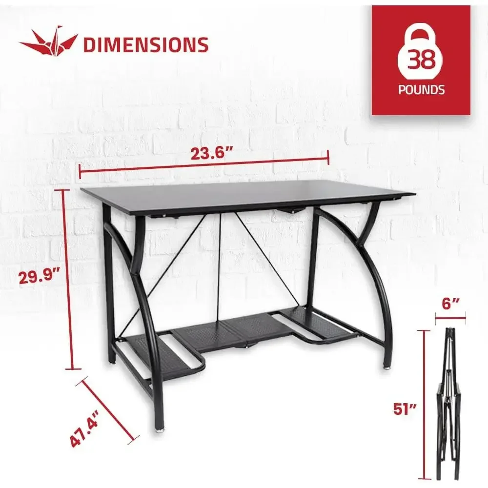 Space-Saving Foldable Desk for – Desk Setup With Laptop And Monitor Bewertung und Preis