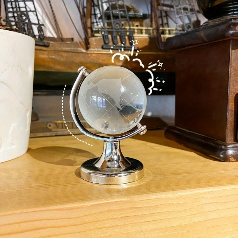 1pc Mini Crystal Globe Decor C – Desk Setup Home Bewertung und Preis
