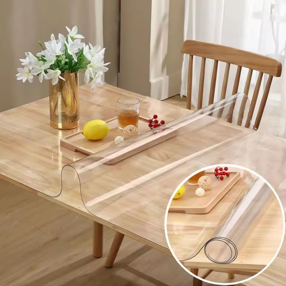 Soft Glass Tablecloth Transpar – Desk Setup Wallpaper Bewertung und Preis