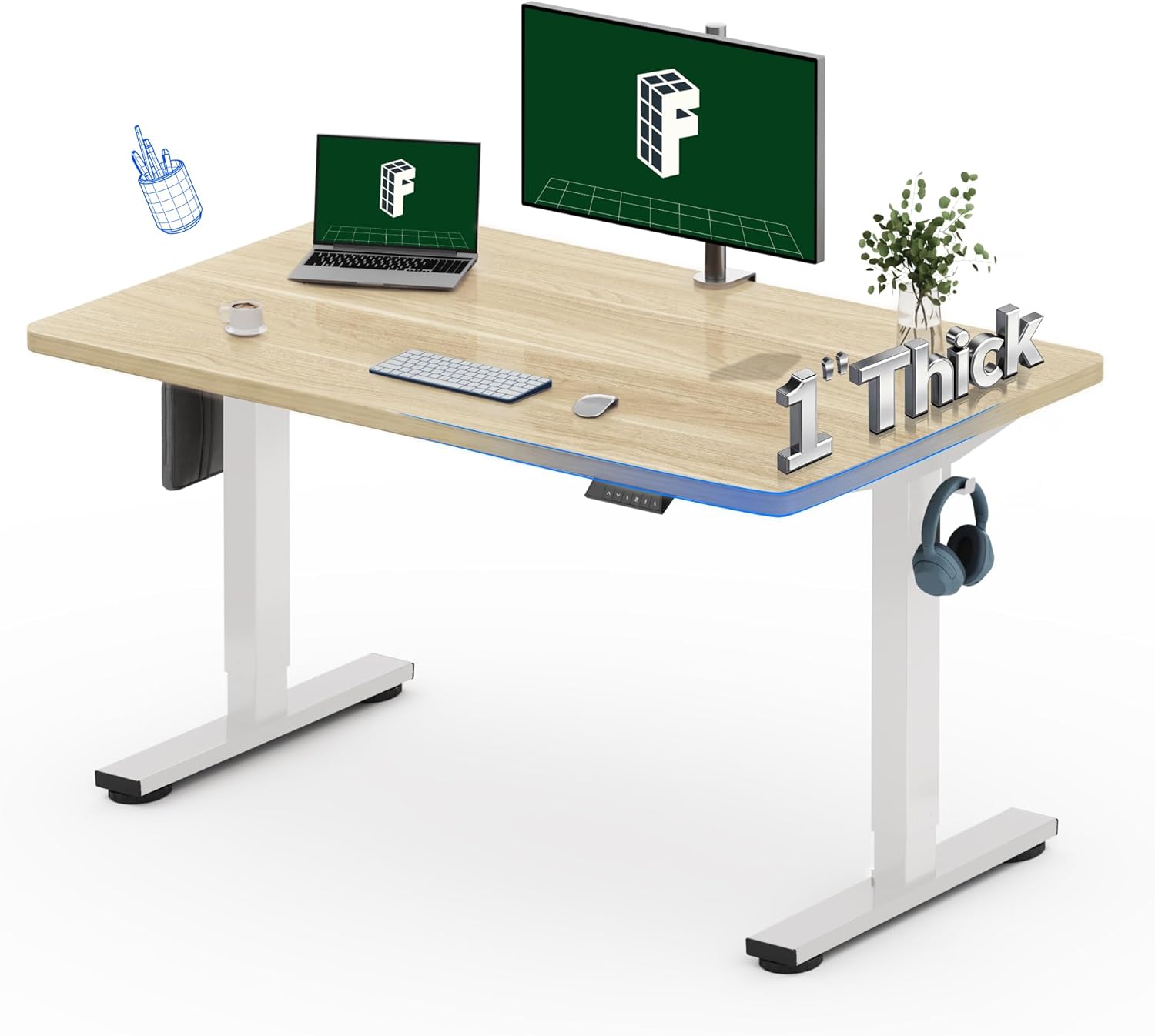 Electric Standing Desk 48x30 I – L Shaped Desk Setup Bewertung und Preis