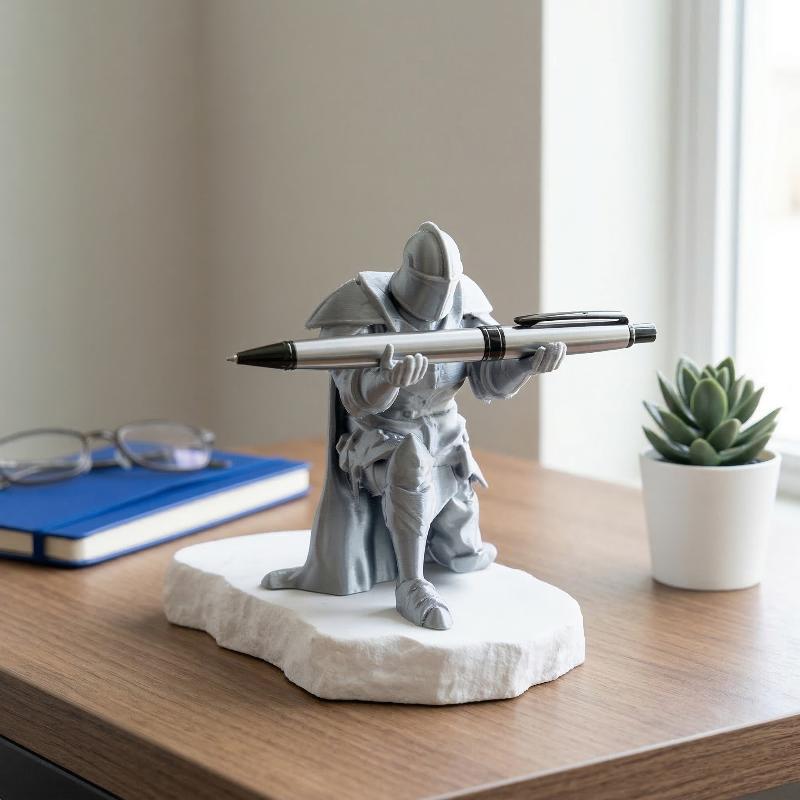 Knight Pen Holder Resin Mediev – Desk Setup Home Bewertung und Preis