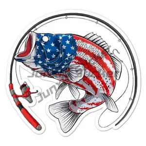 Perch Fishing Stickers Window  – Desk Setup For Laptop Bewertung und Preis