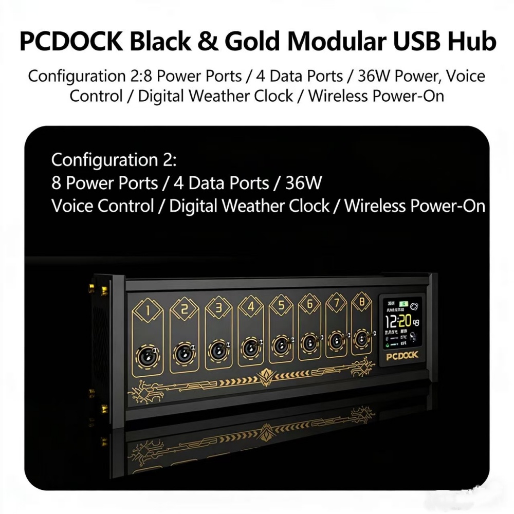 PCDOCK Block USB Desktop Power – Desk Setup For Laptop Bewertung und Preis