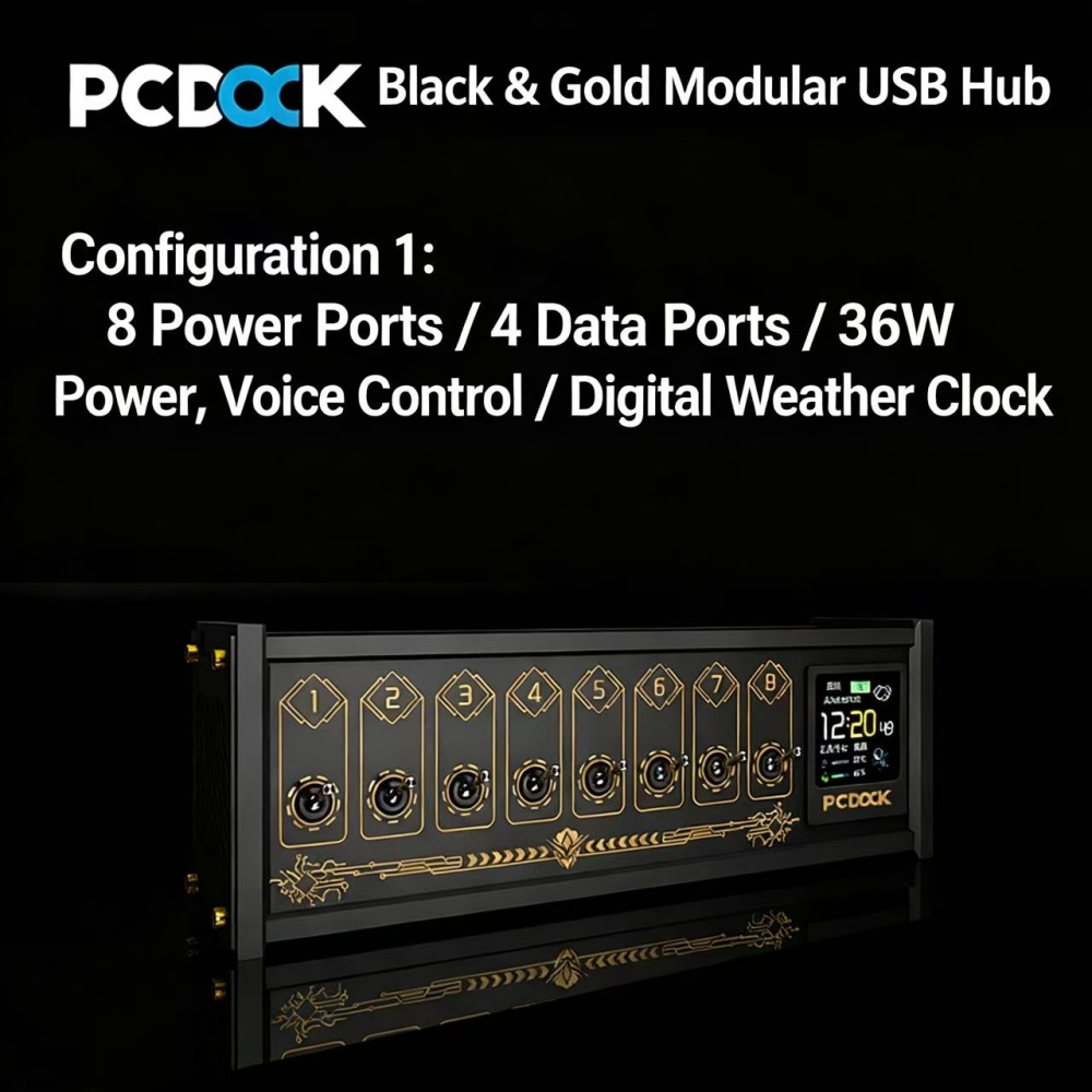 PCDOCK Block USB Desktop Power – Desk Setup For Laptop Bewertung und Preis