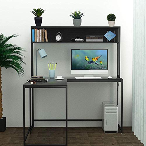 55 Inch Black L-Shape Corner W – L Shaped Desk Setup Bewertung und Preis