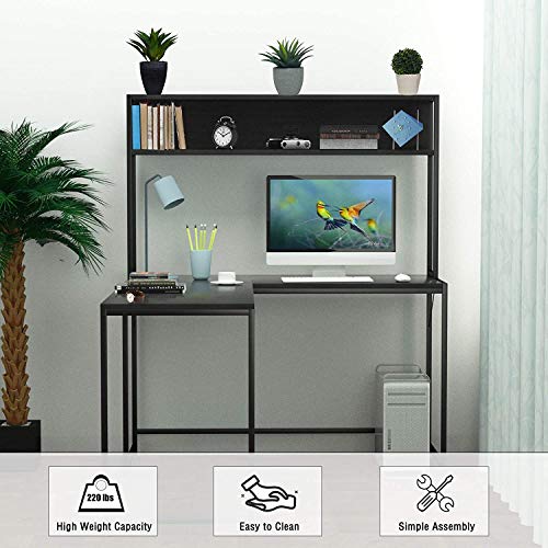 55 Inch Black L-Shape Corner W – L Shaped Desk Setup Bewertung und Preis