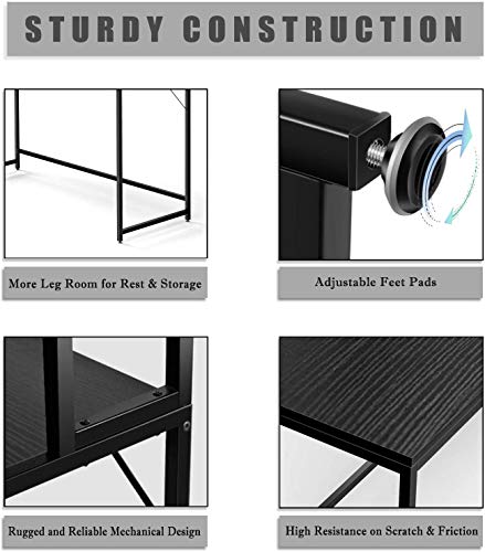 55 Inch Black L-Shape Corner W – L Shaped Desk Setup Bewertung und Preis