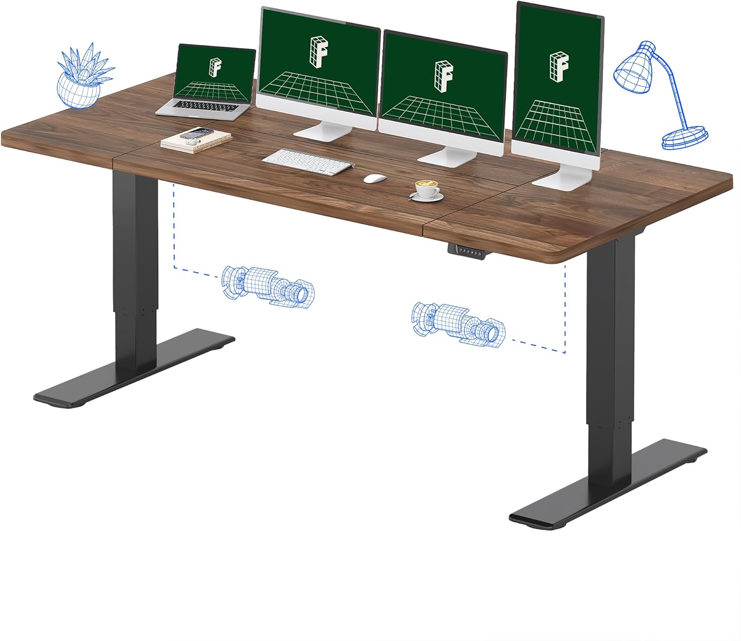 Electric Standing Desk with Du – L Shaped Desk Setup Bewertung und Preis