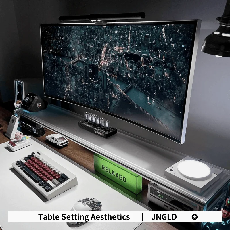 Aluminum Monitor Stand Acrylic – Desk Setup With Laptop And Monitor Bewertung und Preis