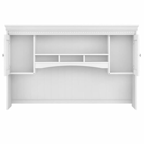 White 60-Inch Hutch With Latti – L Shaped Desk Setup Bewertung und Preis
