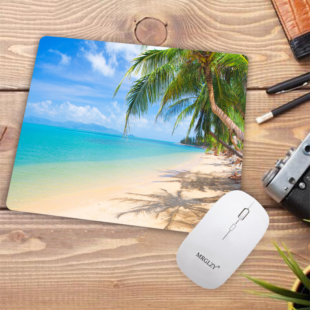Desk Pad Tropical Palm Beach R – Desk Setup Gadgets Bewertung und Preis