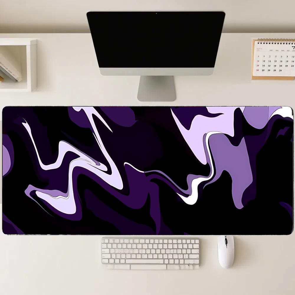 Playmat Purple Black Fluid Mou – Desk Setup Gadgets Bewertung und Preis