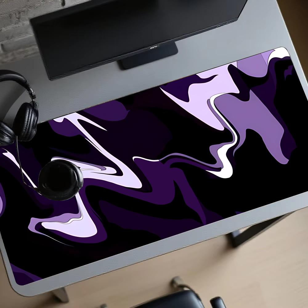 Playmat Purple Black Fluid Mou – Desk Setup Gadgets Bewertung und Preis