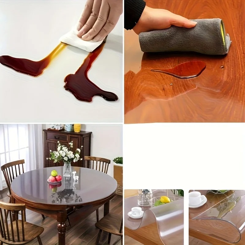 1pc 100/110/120cm Clear PVC Ro – Desk Setup Cozy Bewertung und Preis