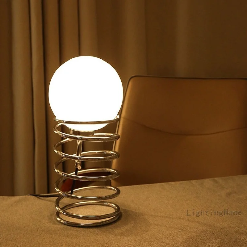 Ins Bauhaus Spring Table Lamp  – Desk Setup Minimalist Bewertung und Preis
